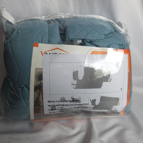 Waterproof Recliner Sofa Cover Couch Covers 1-Piece 3 Seater Blue Vansofy - Picture 5 of 6